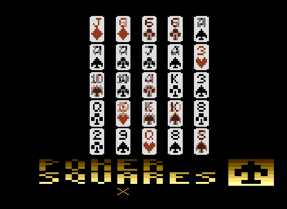 Poker Solitaire Title Screen